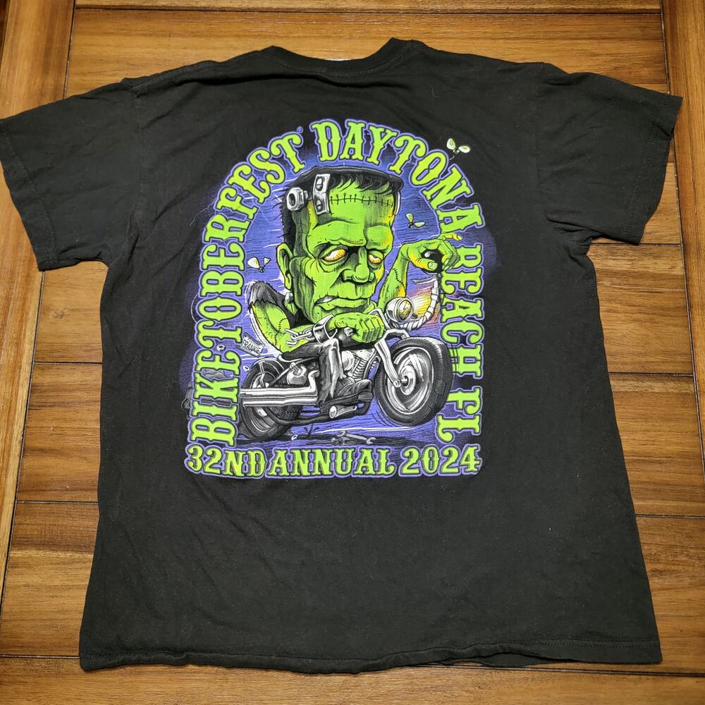 Milwaukee Leather Unisex Tee "Biketoberfest 2024 Daytona Beach FL" - Size Large